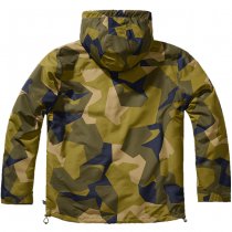 Brandit Windbreaker Frontzip - Swedish Camo M90 - S