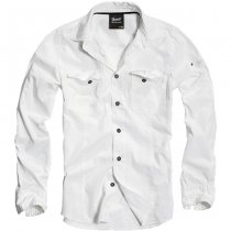 Brandit Shirt Slim - White - 5XL