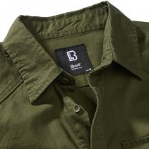 Brandit Flanellshirt - Olive - S