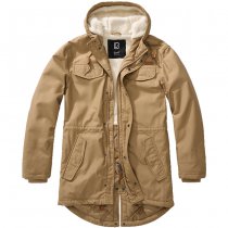 Brandit Marsh Lake Teddyparka - Camel - L