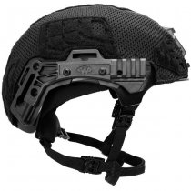 Team Wendy EXFIL Carbon LTP Rail 3.0 Helmet Cover - Black - XL