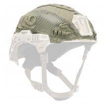 Team Wendy EXFIL Carbon LTP Rail 3.0 Helmet Cover - Ranger Green - XL