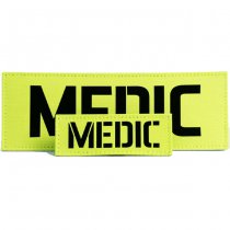 TERRA B MEDIC Patch Set - Neon Yellow / Black