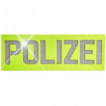 TERRA B POLIZEI Patch Large - Neon Yellow