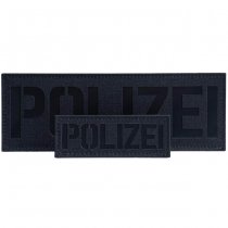 TERRA B POLIZEI Patch Set - Black / Black