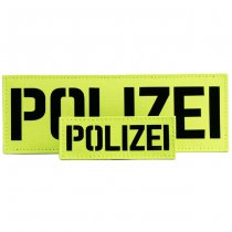 TERRA B POLIZEI Patch Set - Neon Yellow / Black