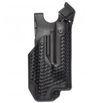 BLACKHAWK EPOCH Basketweave Level 3 Light Bearing Duty Holster Glock 17/22/31 RH - Black