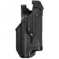 BLACKHAWK EPOCH Matte Finish Level 3 Light Bearing Duty Holster S&W M&P .40 - Black