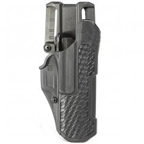 BLACKHAWK T-Series L2D Duty Holster Basketweave SIG P320/P250 - Black