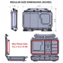 THYRM DarkVault 2.0 Critical Gear Case Comms Non-Blocking - Black - Regular