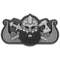 M-Tac Vikings Drakkar Rubber Patch - Grey