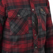 Helikon-Tex Winter Warden Shirt - Slate Crimson Plaid - S