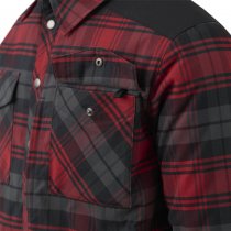 Helikon-Tex Winter Warden Shirt - Slate Crimson Plaid - M