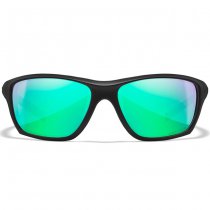 Wiley X WX Aspect Captivate Polarized Green Mirror - Black