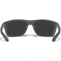 Wiley X WX Kingpin Captivate Polarized Blue Mirror - Grey