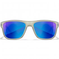 Wiley X WX Ovation Captivate Polarized Blue Mirror - Transparent