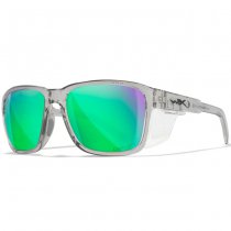 Wiley X WX Trek Captivate Polarized Green Mirror - Grey