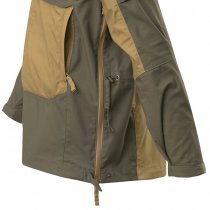 Helikon-Tex Tracer Anorak Jacket - Polycotton Stretch Ripstop - Coyote / Taiga Green - S