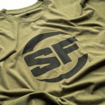 SureFire Button Logo T-Shirt - Grey - L