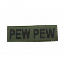 Pitchfork Pew Pew Patch - Olive