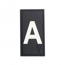 Pitchfork Letter A Patch - Black