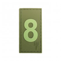 Pitchfork Number 8 Patch - Olive