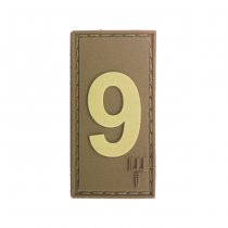 Pitchfork Number 9 Patch - Tan