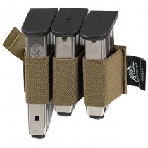 Helikon-Tex Triple Pistol Magazine Insert - Coyote