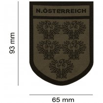 Clawgear Niederoesterreich Shield Patch - RAL 7013