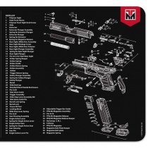 TekMat Cleaning & Repair Mat - Walther PPQ Mod2