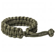 Pitchfork Paracord Bracelet Knotted - Olive L