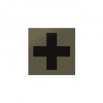 Pitchfork Medic Cross IR Square Print Patch - Ranger Green