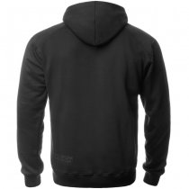 Pitchfork Casual Hoodie Black Print - Black - 2XL