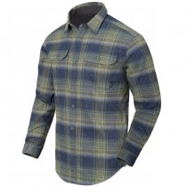 Helikon-Tex GreyMan Shirt - Blast Blue Plaid - 3XL