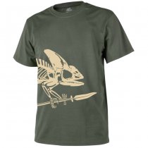 Helikon-Tex T-Shirt Full Body Skeleton - Olive Green - 2XL