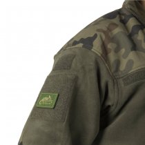 Helikon-Tex Polish Infantry Fleece Jacket - Black / PL Woodland - M