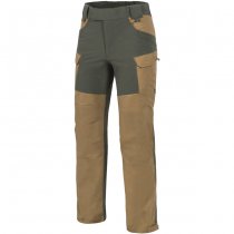 Helikon-Tex Hybrid Outback Pants Duracanvas - Coyote / Taiga Green - S - Long