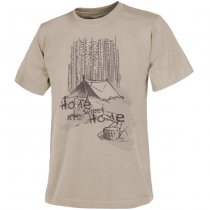 Helikon-Tex T-Shirt Home Sweet Home - Khaki - XL