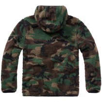 Brandit Teddyfleece Worker Pullover - Woodland - M