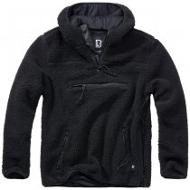 Brandit Teddyfleece Worker Pullover - Black - 3XL