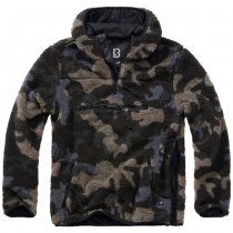 Brandit Teddyfleece Worker Pullover - Dark Camo - L