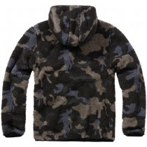 Brandit Teddyfleece Worker Pullover - Dark Camo - L