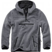 Brandit Teddyfleece Worker Pullover - Anthracite - M