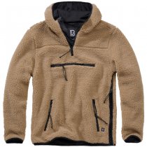 Brandit Teddyfleece Worker Pullover - Camel - L