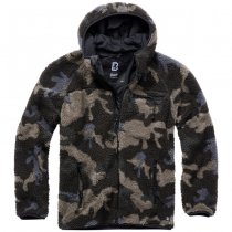 Brandit Teddyfleece Worker Jacket - Dark Camo - 6XL