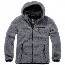 Brandit Teddyfleece Worker Jacket - Anthracite - 3XL