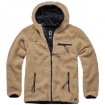 Brandit Teddyfleece Worker Jacket - Camel - 6XL