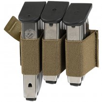 Helikon-Tex Triple Pistol Magazine Insert - Olive Green