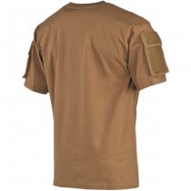 MFH Tactical T-Shirt Sleeve Pockets - Coyote - S