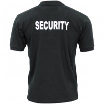 MFH Security Print Polo Shirt - Black - L